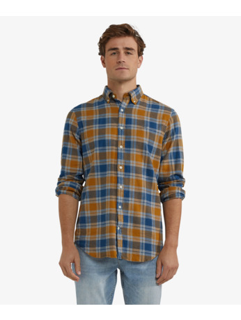 Flannel Check Shirt 100% Cotton Heren