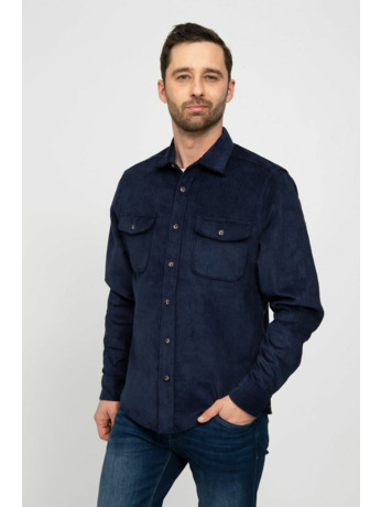 Suitable Overshirt Corduroy Navy