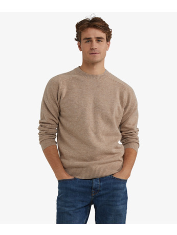 Lambswool Crew Neck sweater 100% Lambswool Heren