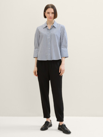 Losse cropped broek