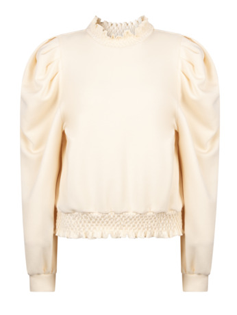 Aaiko Dames Ecru blouse Viscose Elastaan