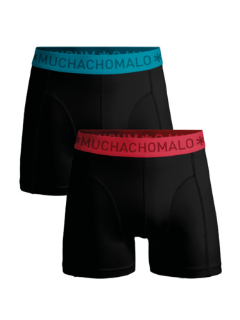 Jongens 2-Pack Boxershorts Effen Black