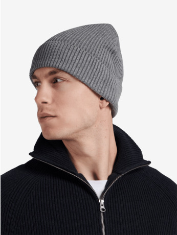 Beanie van biologisch katoen-stretch Heren
