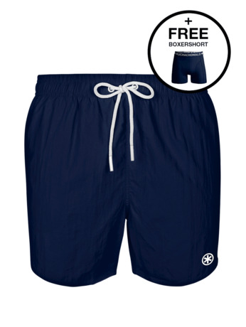 Jongens zwembroek effen Blue
