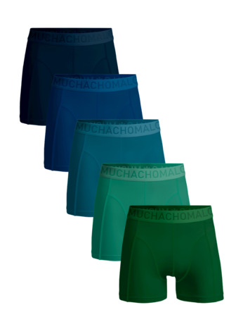 Heren 5-pack licht katoenen effen