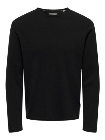 Relaxed Fit Crew Neck Lange Mouwen (L/M) Heren