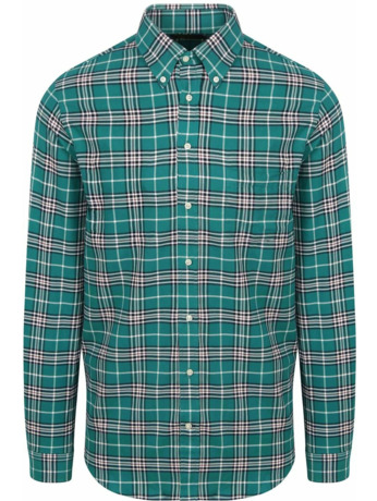 Steppin' Out Flanel Overhemd Ruit Groen