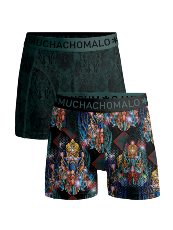 Heren 2-Pack Shorts Myth Indo Print/Print