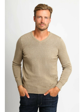 Suitable Respect Vinir Pullover Melange Sand