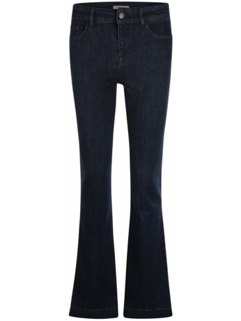 Steppin' Out Flared Jeans Dames Dark Blue Denim