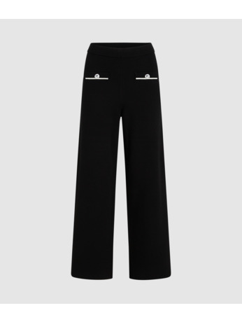 BW FANCY BUTTON KNIT PANTS