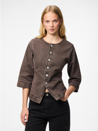 Slim Fit Cut Away Collar 3/4 Sleeves (3/4)