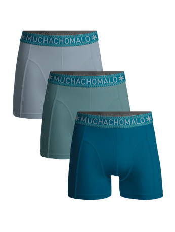 Heren 3-Pack Boxershorts Effen Blue