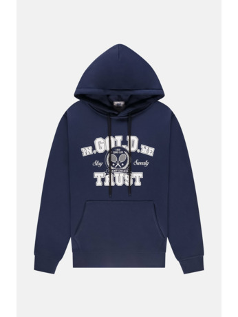 De Tennis Hoodie Blauw Unisex