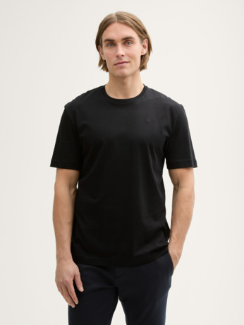 Basic T-shirt met opdruk logo