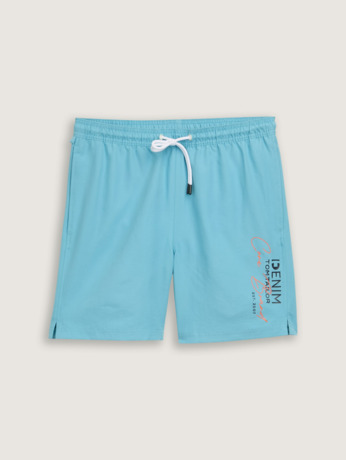 Zwemshort met logoprint