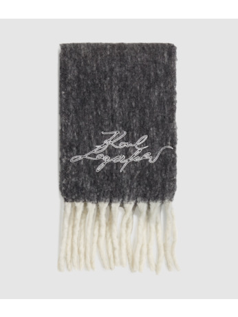 K/KONTRAST KNIT SCARF