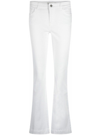 Steppin' Out Dames Flared Jeans Wit