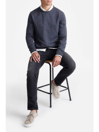 King Essentials The John Pullover Merino Antraciet