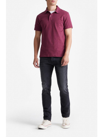 King Essentials The James Poloshirt Burgundy