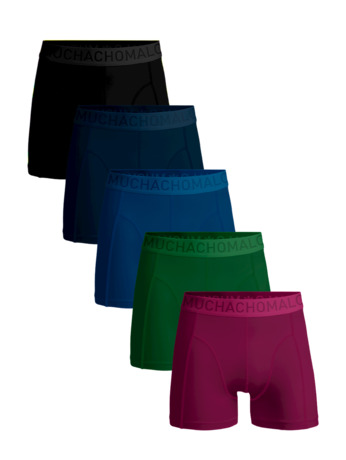 Heren 5-pack licht katoenen effen