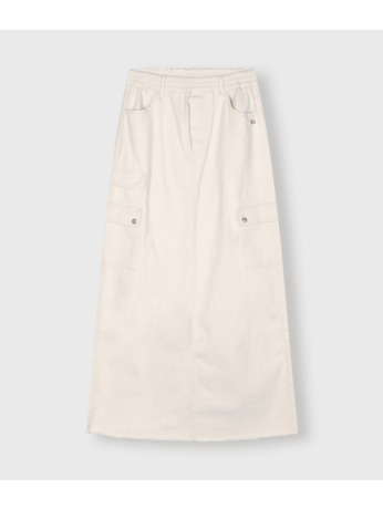 maxi skirt twill