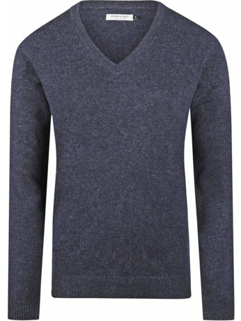 Steppin' Out Damestrui V-hals Lamswol Navy