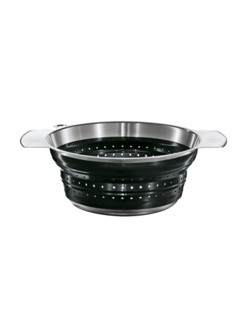 Foldable Colander black Ø 24 cm|9.5 in.