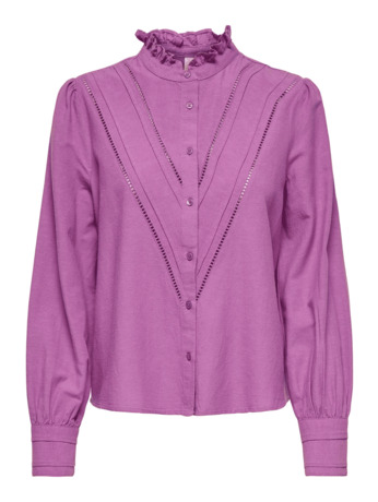 ONLAMAYA LS  DETAIL TOP WVN CS