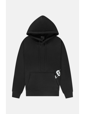 De schroef hoodie zwart Unisex