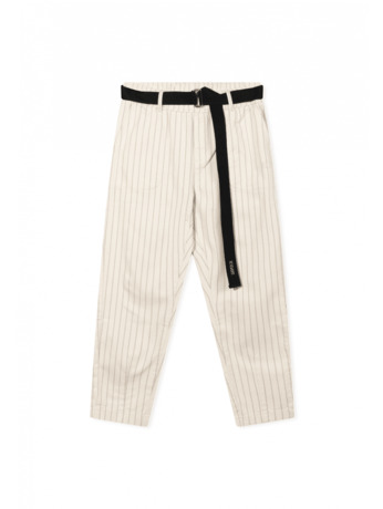 10DAYS Dames gestreepte ceinturbroek katoen