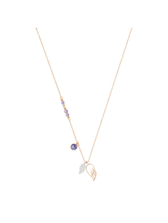 Symbolica Pendant OU Rose Gold shiny Tanzanite Crystal