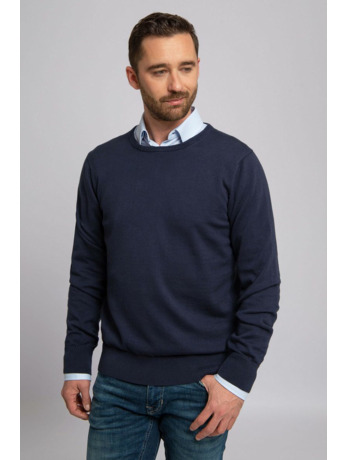 Suitable Respect Oinix Pullover O-Hals Navy