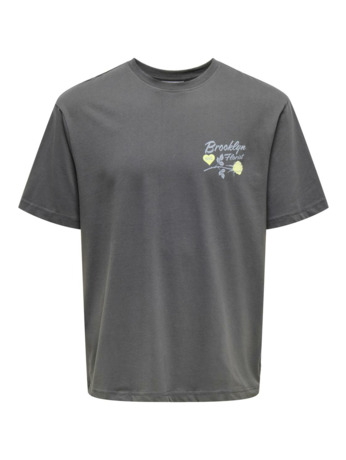 Relaxed Fit O-Hals Korte Mouwen (K/M) Heren