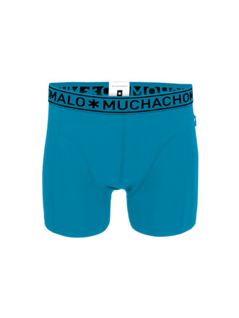 Mannen strakke zwembroek effenNeon Blauw