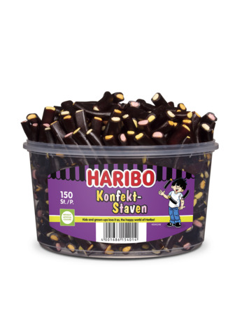 Haribo Konfektstaven 150 stuks