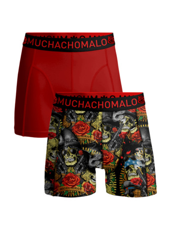 Jongens 2-pack Boxershorts Prijs Guns N Roses Print/Red