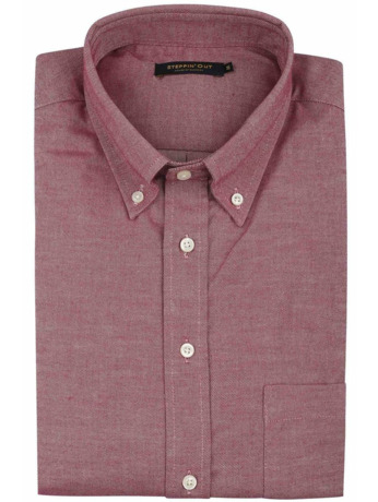 Steppin' Out Overhemd Twill Rood