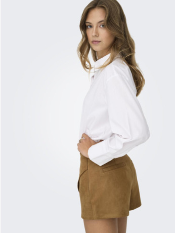 ONLMIST-STINA LIFE MW FAUX SUE SKORT PNT