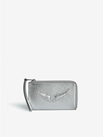 ZV CARD METALLIC GRAINED LEATH