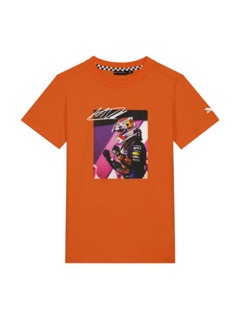 MV Kids - T-shirt Fotoprint - Oranje