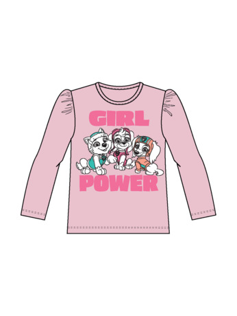 Normale pasvorm ronde hals lange mouwen (L/S) Meisjes