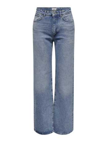 Wide Leg Fit Jeans met wijde pijpen en ritssluiting