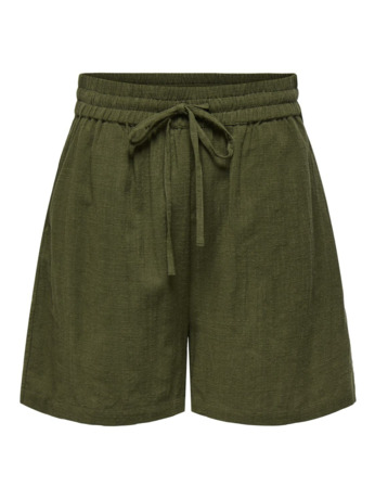 Loose Fit Katoenen shorts met riem
