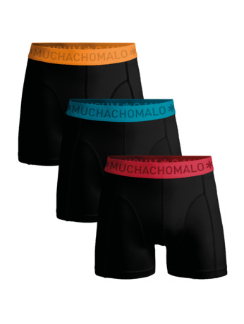 Heren 3-Pack Boxershorts Effen Black