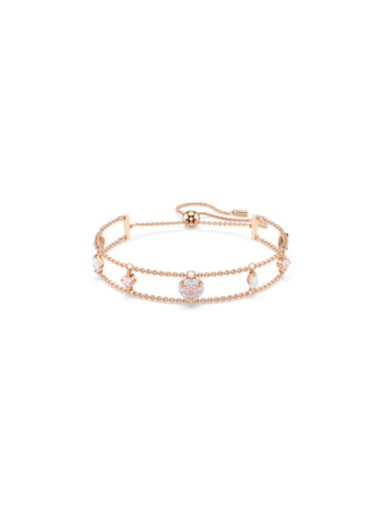One Soft Bracelet Rose Gold shiny Fancy Morganite White