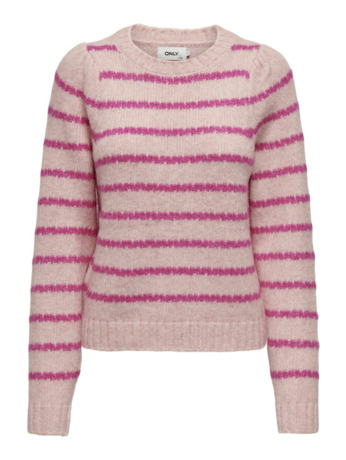 ONLSILOMA LIFE  STRIPE LS O-NECK KN