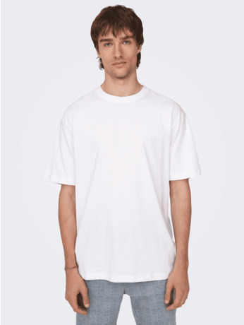 Relaxed Fit O-Hals Korte Mouwen (K/M) Heren