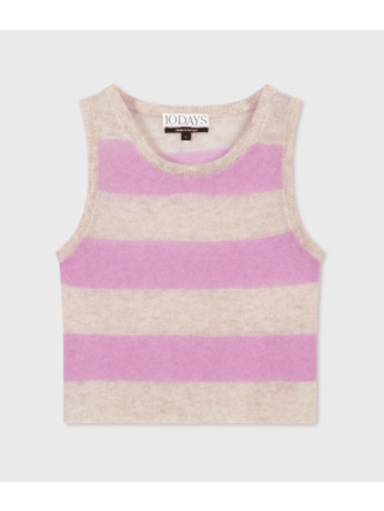 tank top thin knit stripes