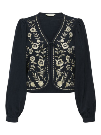 Regular Fit V-Neck Long Sleeves (L/S) V-hals vest met normale pasvorm en lange mouwen